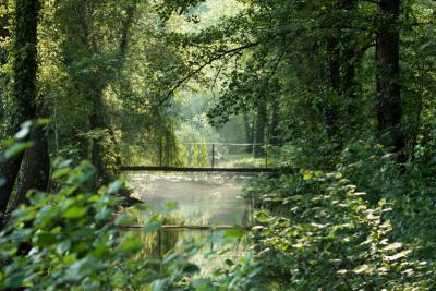 Les bords de Claise - Passerelle sur la Claise - Agrandir l'image 1 sur 5, fenêtre modale